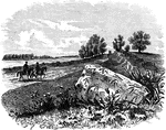 Turkey Foot Rock was the location where Me-sa-sa, an Ottawa Indian chief, died during the Battle of Fallen Timbers.