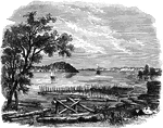 General Jacob Brown made camp at French Creek on October 29th, 1813. Brown's force was the advance guard of General Wilkinson's army marching on Montreal.