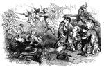 A battle between English and French forces in Quebec.