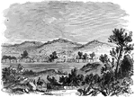 Encampments of Burgoyne's army, Saratoga and Stillwater.