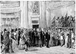 Inauguration ceremony for General Grant for his second term as President.