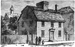 The birthplace of famous writer, Nathaniel Hawthorne in Salem, Massachusetts.