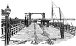 "Long Bridge across the Potomac at Washington, D.C." -Gordy, 1916