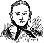 An illustration of a woman's face.