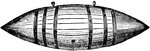 The torpedoes used by the Confederates were various in form and construction. The most efficient ones were the galvanic and percussion. The percussion or "sensitive" ones exploded by the act of forcible contact. Some of these were made in the form of a double cone, with percussion tubes arranged around the cylinder thus formed, at the point of contact of the bases of the cones.