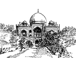 The tomb of Sultan Humayun in Delhi, India is an example of Indo-Saracenic architecture.