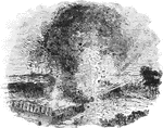 As June wore on, Grant pressed the siege with vigor. Johnston tried to help Pemberton, but could not. Grant proceeded to mine under some of the Confederate works to blow them up. One of these, known as Fort Hill Bastion, was in front of McPherson, ad on the afternoon of June 25 it was exploded with terrible effect, making a great breach, at which a fierce struggle ensued.
