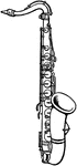 The saxophone is a musical instrument of the clarinet class in the woodwind family.