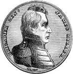 In 1814, Miller was Colonel of the 21st Infantry Regiment and led his men in the capture of the British artillery at the Battle of Lundy's Lane.