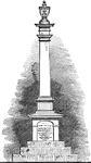 Warren's Monument was created in memory of Mason and fallen Bunker Hill hero Dr. Joseph Warren in 1794 by King Solomon's Lodge of Masons and was initially an 18 foot (5.5 m) wooden pillar topped with a gilt urn.