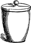 A crucible is a cup-shaped piece of laboratory object laboratory equipment used to contain chemical compounds when heating them to very high temperatures. Crucibles are available in several sizes and typically come with a crucible cover (or lid).
