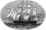 The first USS Sabine was a sailing frigate built by the United States Navy in 1855.