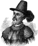 Juan Ponce de León (1474 – July 1521) was a Spanish conquistador. He accompanied Christopher Columbus on the latter's second voyage to the New World.