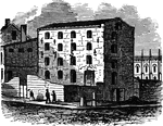 Van Cortlandt's Sugar House was a famous (or infamous) prison of the Revolution. It stood on the northwest corner of Trinity church-yard.