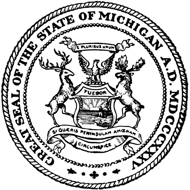 Seal Of Michigan ClipArt ETC Seal Of Michigan ClipArt ETC