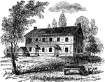 A Society of Friends meeting house in Crosswicks, New Jersey.