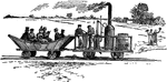 Peter Cooper manufactured the first steam powered railroad locomotive made in America, which was called <em>Tom Thumb</em>.