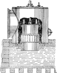 "In the "Hercules" turbine...the flow is what is called mixed, that is, it is partly a radial inward and partly an axial flow machine. On entering, the water flows at first in a radial direction, and the gradually, as it passes through the wheel, it receives a downward component which becomes more and more important" (Britannica, 383).