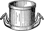 An illustration of the imperial standard gallon in 1824.