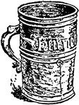 An illustration of a tankard.