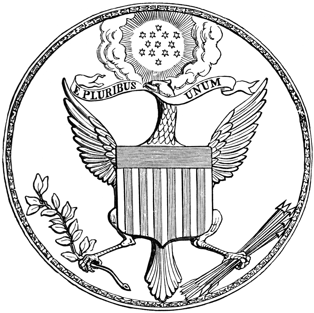 First Great Seal of the United States (Front) | ClipArt ETC