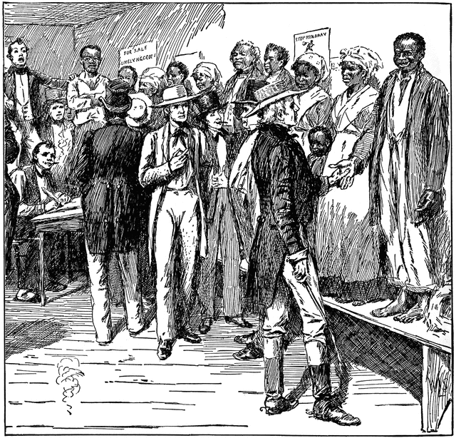 A Slave Auction In New Orleans Clipart Etc