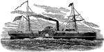 The <em>Star of the West</em> was a civilian ship hired by the United States government to transport military supplies and reinforcements to the garrison of Fort Sumter before the American Civil War.