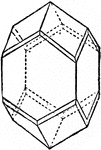 "Zircon, a mineral composed of of zirconium silicate, sometimes used as a gem-stone... THe mineral crystallizes in the tetragonal system, generally in combinations of square prisms and square pyramids." -Britannica, 1910