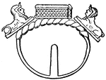 An illustration of an Egyptian diadem. A diadem is a type of crown, specifically an ornamental headband.