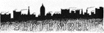 A header that reads "September" in front of a city skyline.