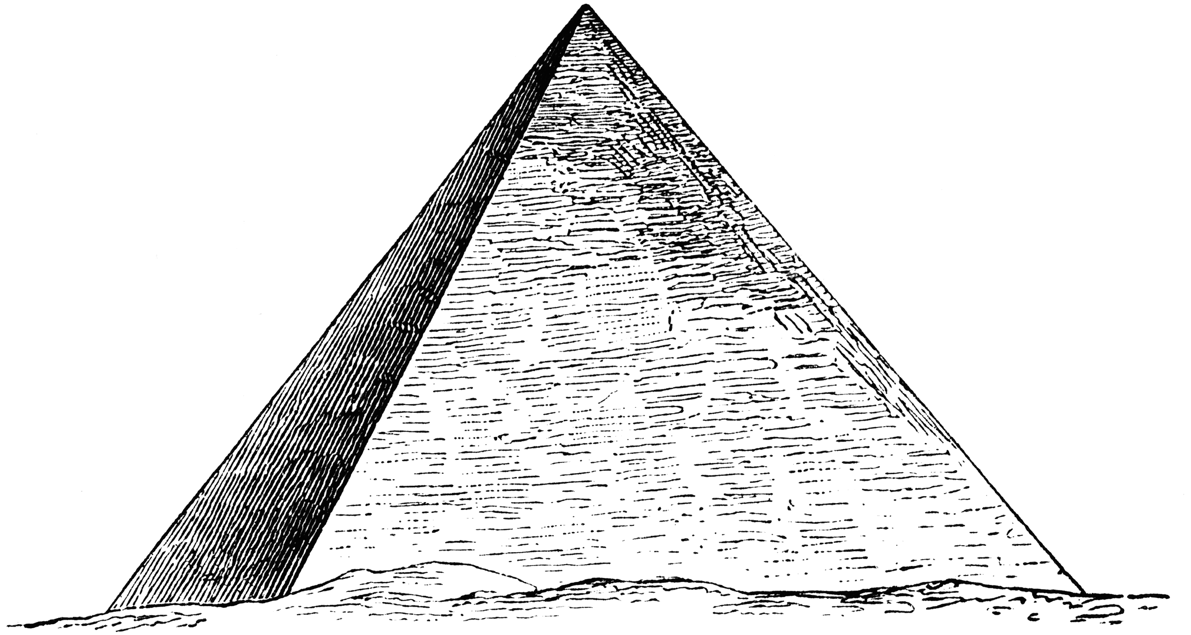 Pyramid Giza Clipart Egyptian Clip Pyramids Egypt Etc Coloring Pages ...