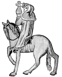 The Doctor of Physic from Chaucer's Canterbury Tales. Illustrated by Agnus MacDonall.