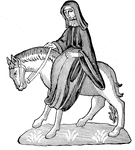 The Second Nun from Chaucer's Canterbury Tales. Illustrated by Agnus MacDonall.