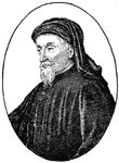 (c. 1343-1400) English poet