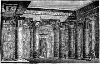 Interior of the Temple of Philæ | ClipArt ETC
