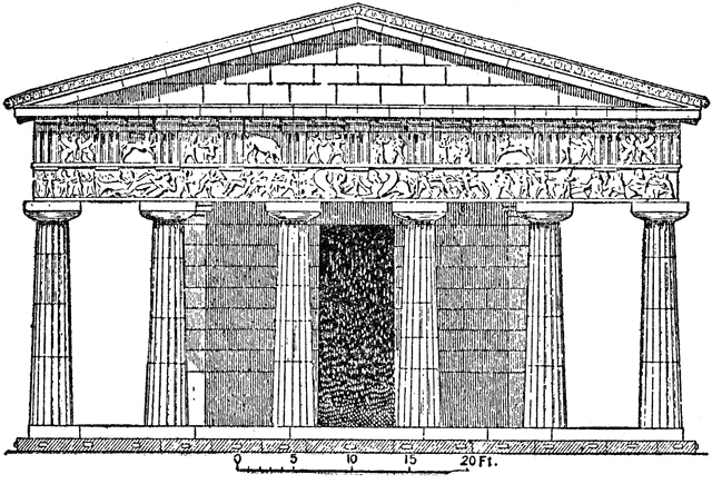 Temple at Assus | ClipArt ETC