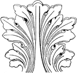 This Romanesque leaf design was found in a monastery in St. Trophimus (Southern France).