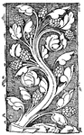 The Early Gothic Ornament vine was a design found in Notre Dame, Paris.