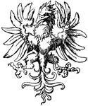 This Renaissance Heraldic Eagle was designed by Wenderlin Dietterlin.