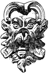 This Grotesque Mask was designed by Michelangelo during the Italian Renaissance.