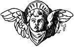 This Cherub Head was used on a candelabrum in Certosa near Pavia, Italy during the Italian Renaissance.