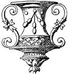 This large vase was designed for the tomb of Louis XII in the Church of St. Denis, France during the French Renaissance.