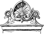 The Acroteria ClipArt gallery includes 11 examples of the decorative element mounted at the top of the pediment of a classical building. The acroterion is usually placed on a flat base and may take many forms such as a palm leaf.