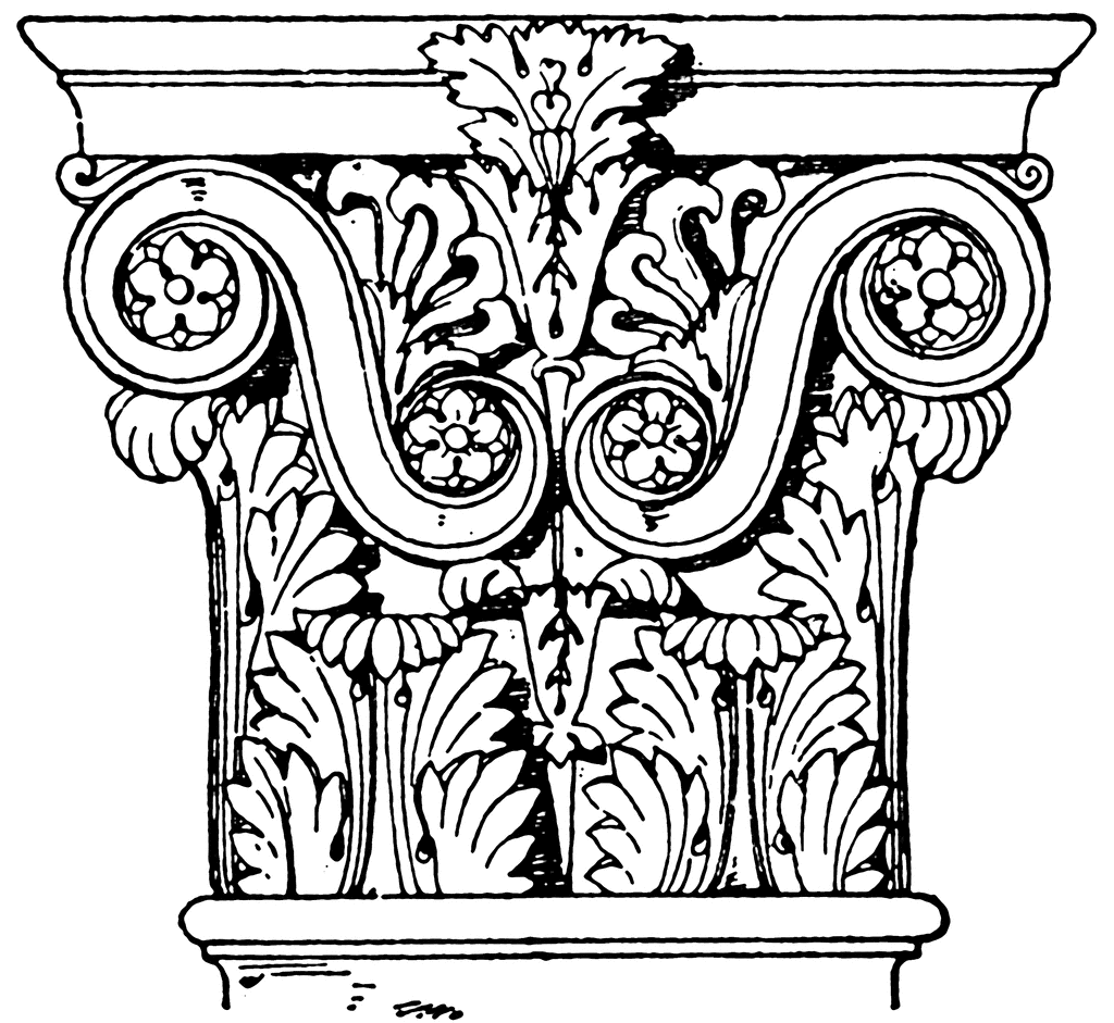 Coloring Pages Types Of Roman Columns 5
