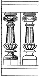 The modern baluster is made out of terracotta and is used for balconies, attics and staircases.