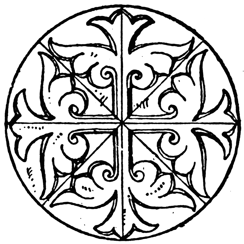 Byzantine Circular Panel ClipArt ETC   60344 Byzantine Cp Lg 