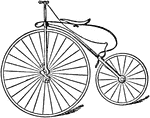 An illustration of Humber's "spider" bicycle.
