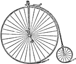 An illustration of a rudge racing bicycle.