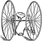 An illustration of the Otto dicycle. A dicycle is a vehicle with two wheels parallel to each other, unlike the usual bicycle, which have a wheel followed by another, called tandem placed wheels.