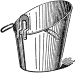 An illustration of a milking pail.